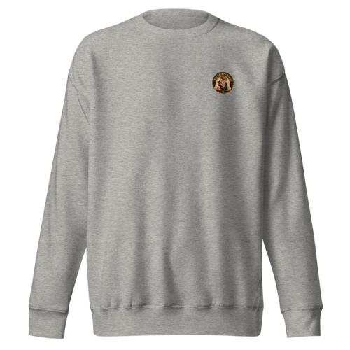 GOG Crew Sweatshirt — Left Chest + Back “Mine's a pint”