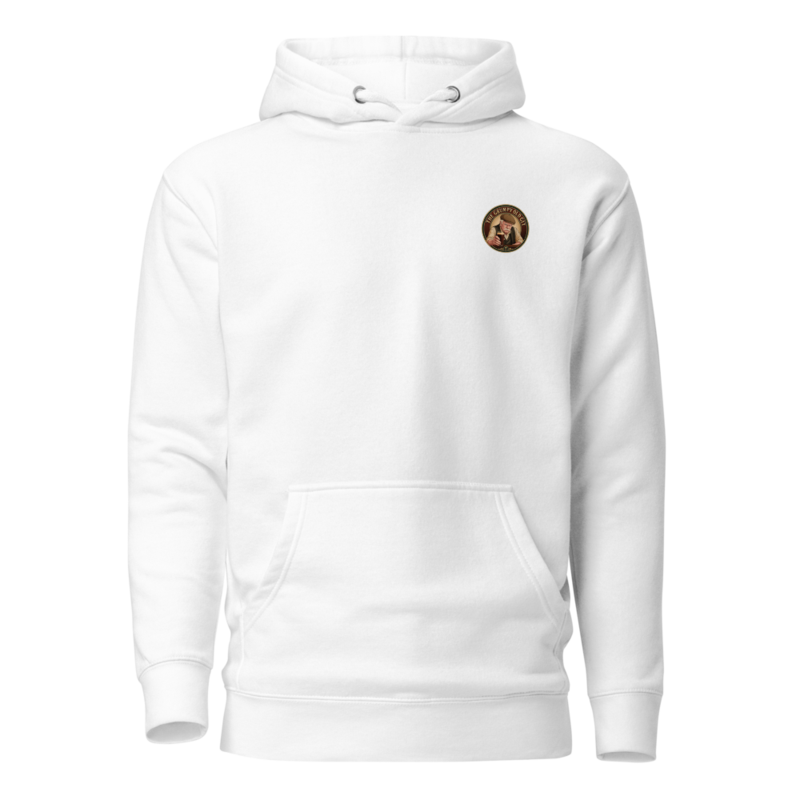 GOG Hoodie — Left Chest + Back “Mine's a pint”